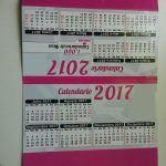 Calendario de mesa reversible sin montar